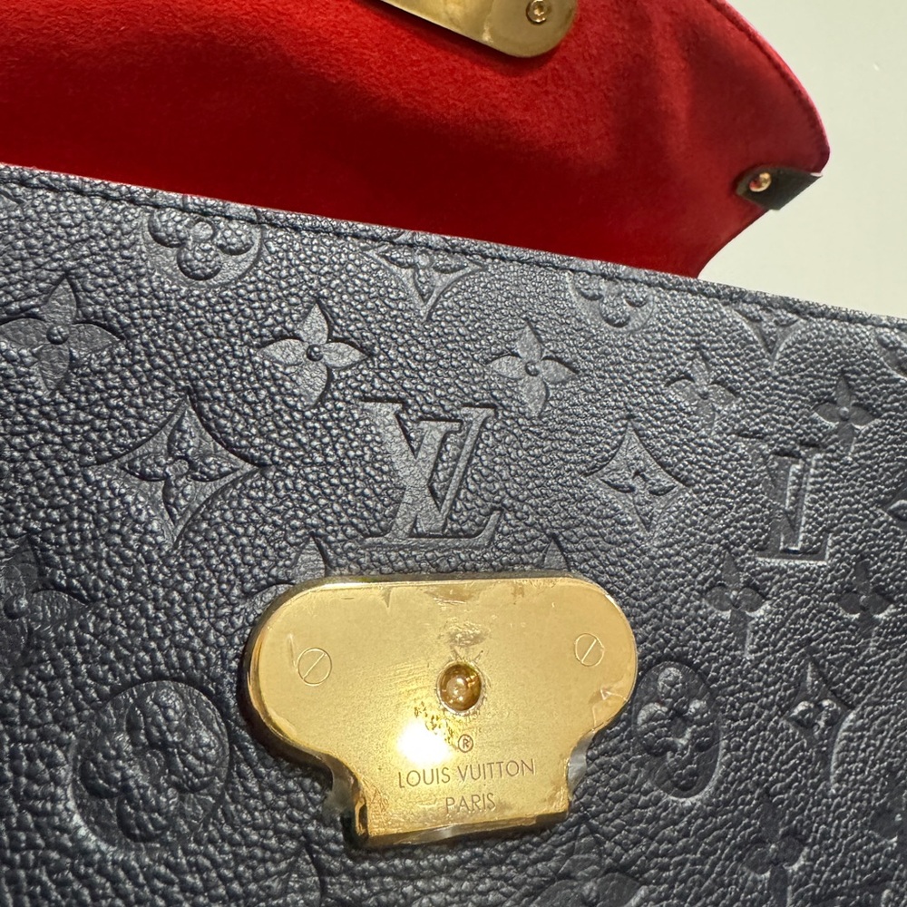 Louis Vuitton Blue and Red Satchel - Picture 10 of 16